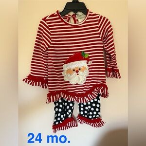 Rare, Too - Boutique Christmas outfit, girls, 24mo.